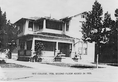 1812 College 1920
After 2nd floor addition
