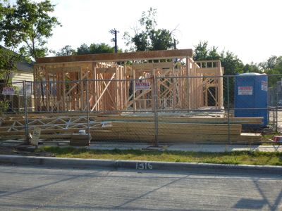 1316 Henderson 2013 July
Construction begun by Joe Frank JPF Homes 
