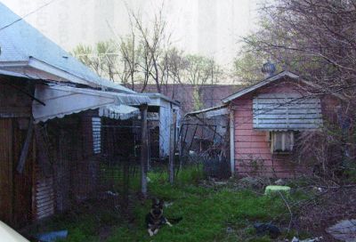 1321 College back and shed 2007
