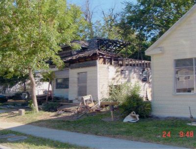 1917 Adams 2003
Abandoned house burned
