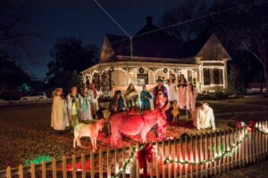 live nativity at benton house